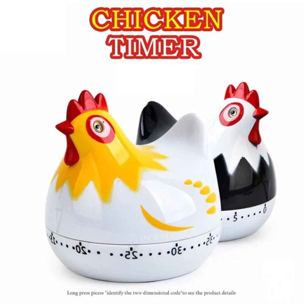 Cartoon Chick Timer Hen Timer Creative Daily Chicken Clock for Coffee Cooking Kitchen Countdown Clock