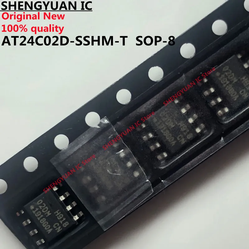 20pcs/lot AT24C02D-SSHM-T 02DM SOP-8 AT24C02D-SSHM AT24C02D IC-Compatible (2-wire) Serial EEPROM 100% new imported original