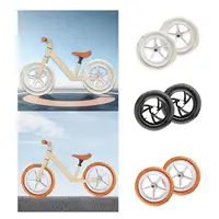 Ruedas de bicicleta de repuesto para equilibrio, 2 piezas, compatibles con la mayoría de los niños de 12 pulgadas, piezas de reparación antideslizantes, no inflables