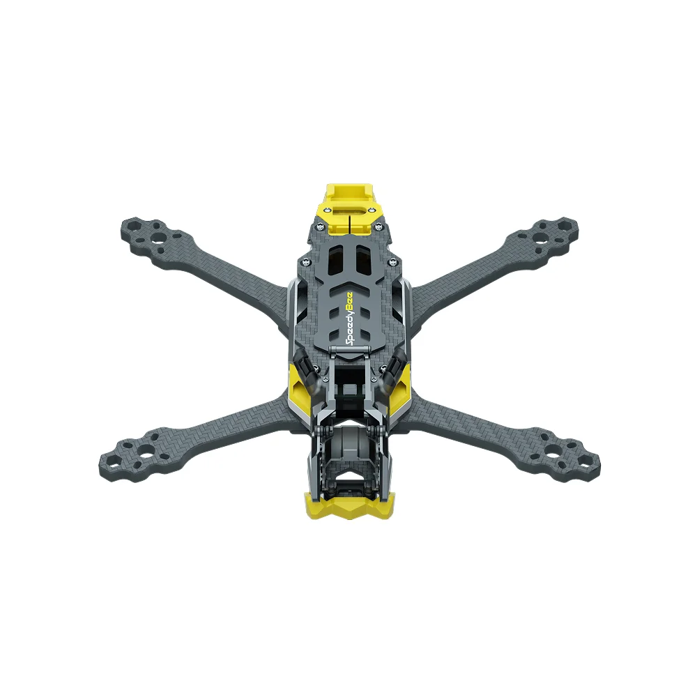 SpeedyBee Master 5 V3 5 Inch Crash Resistant Carbon Fiber FPV Frame Kit Freestyle & Cinematic Quadcopter Compatible with DJI O4