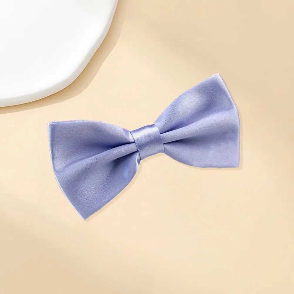 Bow Tie ที่ถอดออกได้ Elegant ผู้ชายที่ถอดออกได้ Bow Tie สําหรับชุดสูทธุรกิจปรับสีทึบอุปกรณ์เสริมอย่างเป็นทางการอย่างเป็นทางการโบว์