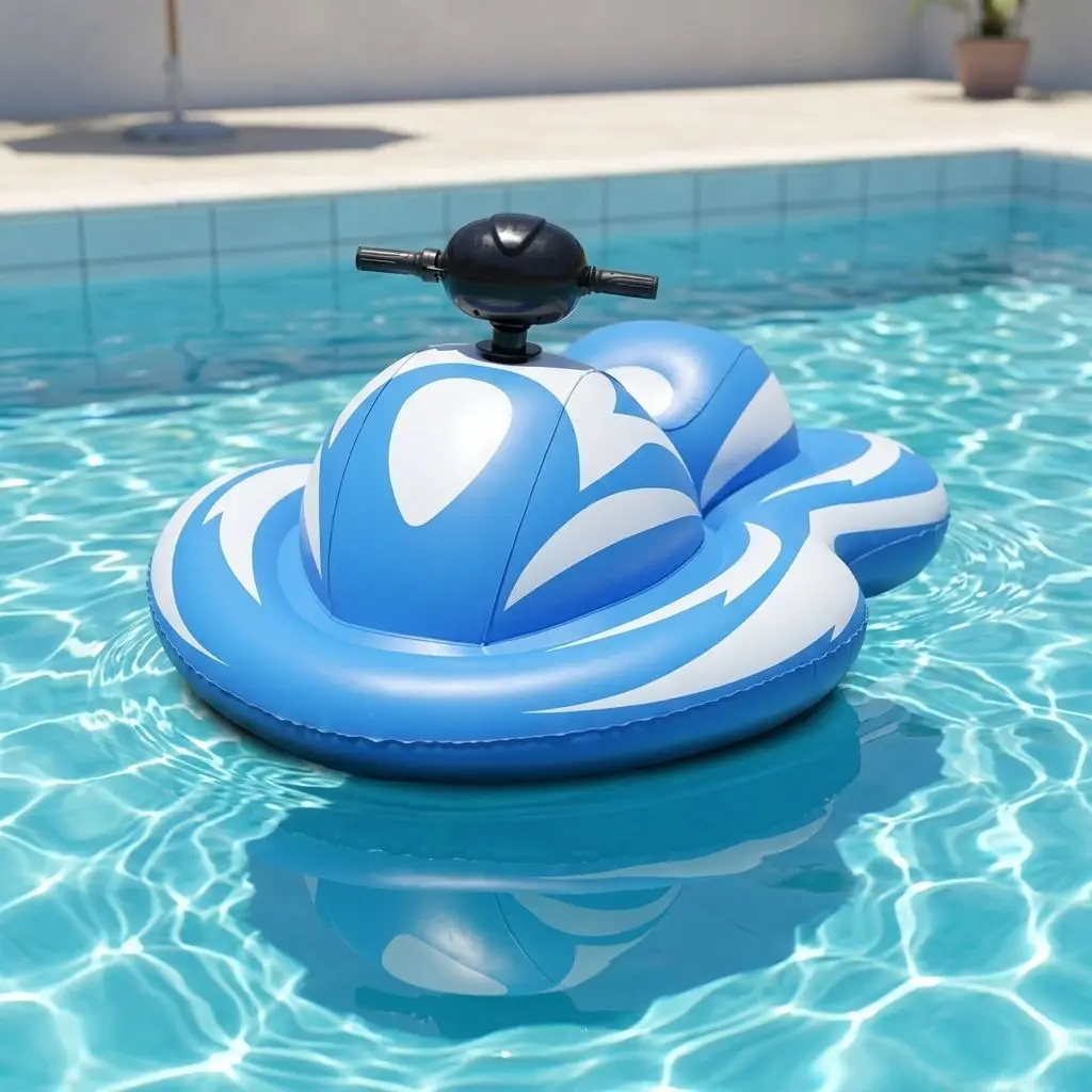 Kids Jet Ski Boat Auto Rechargeable Water Toy for Outdoor Play Safe Children's Long Endurance IPX7 Waterproof 100kg Load