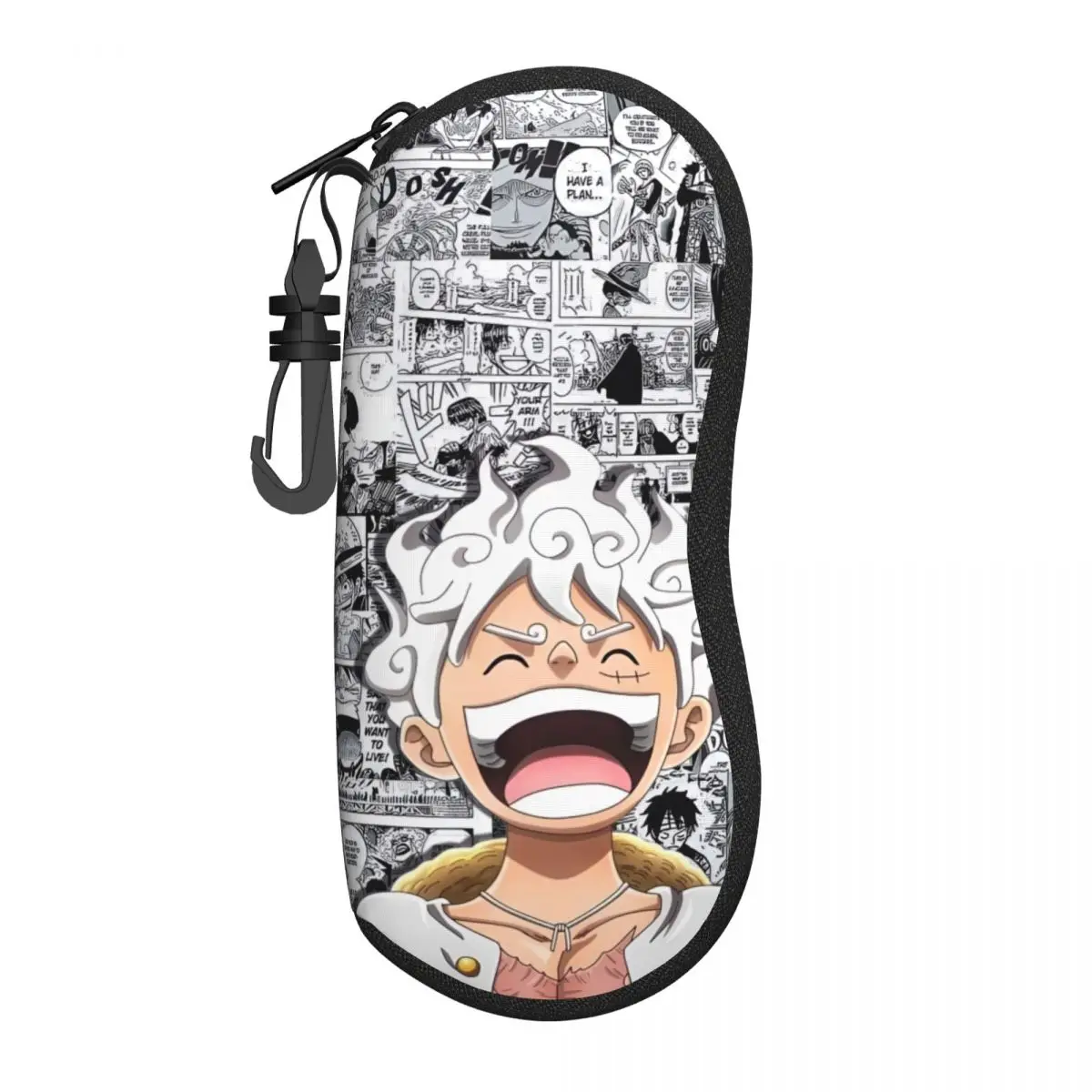 

Индивидуальные цельные чехлы для очков с мультяшным принтом L-Luffy, крутые футляры для солнцезащитных очков, мешочки для очков