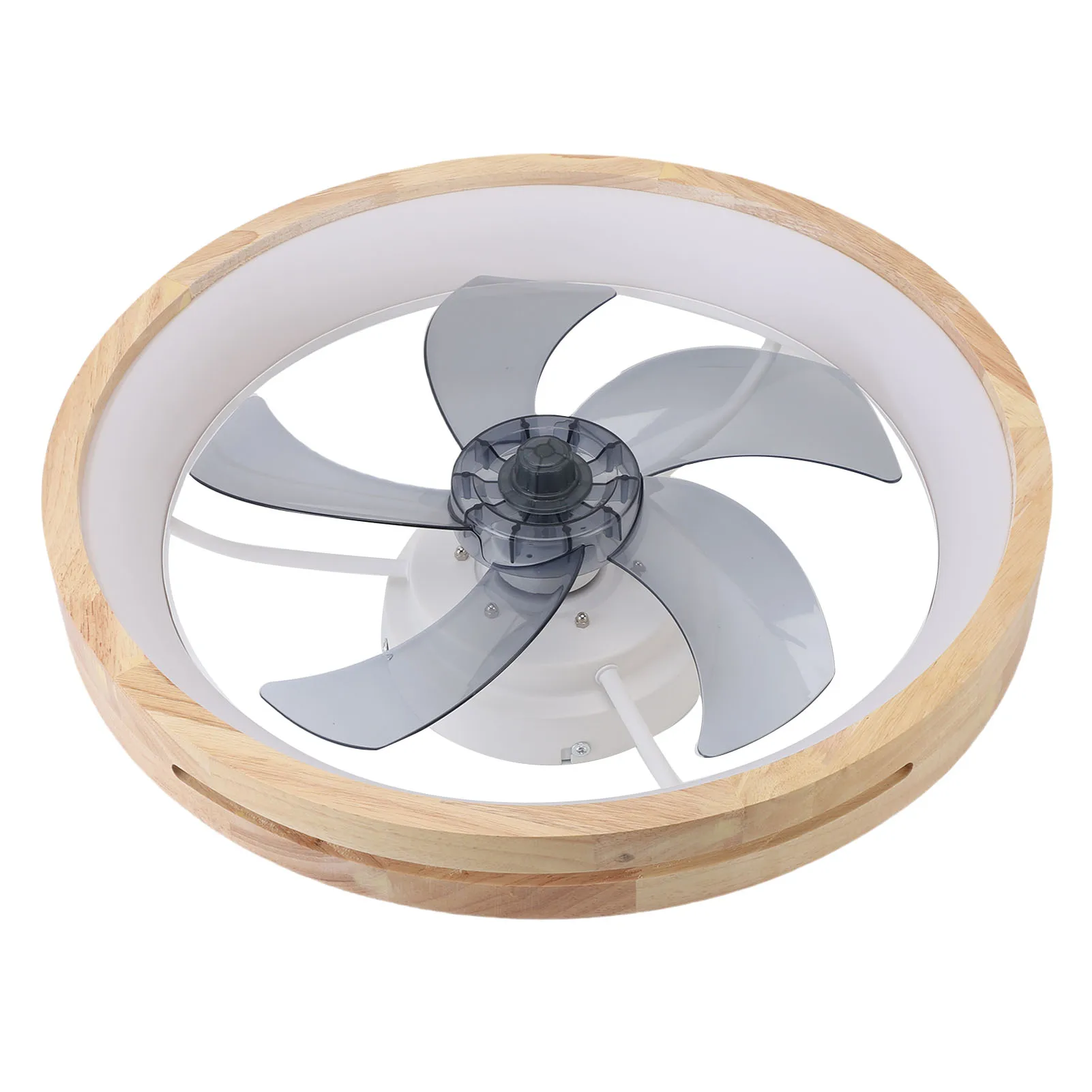 

LED Ceiling Fan LED Ceiling Fan with Light Remote Timer 6 Speeds Stepless Dimming Flush Mount Fan Light for Living Room Bedroom