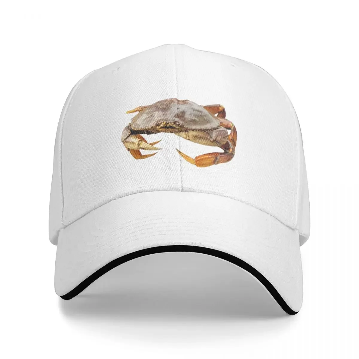 Dungeness Crab Cap Fashion Casual Baseball Caps Adjustable Hat Hip Hop Summer Unisex Baseball Hats Customizable Polychromatic