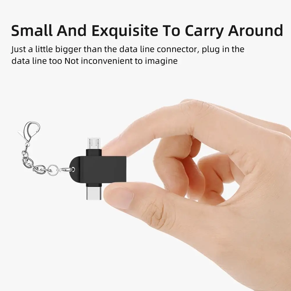 2 In 1 Android OTG Adapter  USB 3.0 Female To Micro Mobile Phone Adapter Usb Connector Multi-Funct Type C To USB Connector