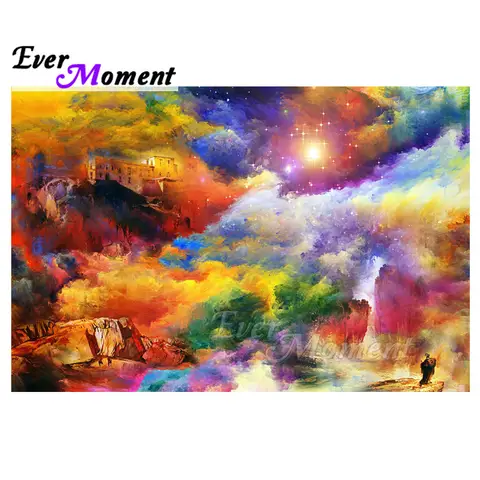 Ever Moment Diamond Painting Full Square Drill Colorful 5D DIY Mosaic Picture Of 5D DIY Diamond Embroidery ASF1477