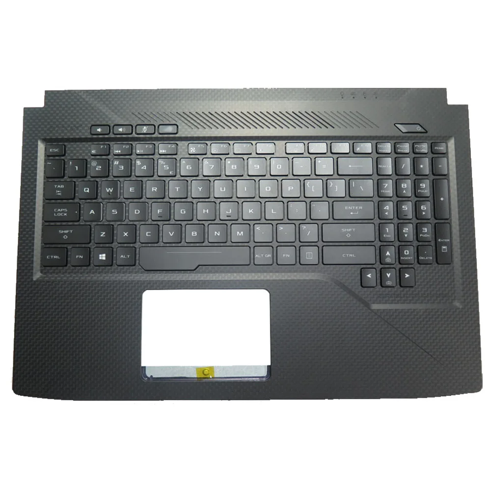 

90NB0GQ1-R31UI0 PalmRest&UI keyboard For ASUS GL503GE GL503VM GL503VD V170146D US AEBKLR00020 V170146DS1 UI Black Top Case