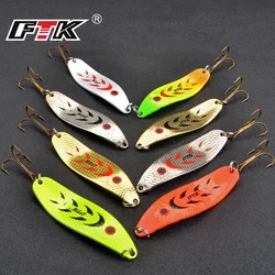 FTK 20g/30g Long Cast Fishing Carp lures Jig Baits Tackle Wobblers Isca Artificial Baite Spinner Spoon Pike Fishing lures