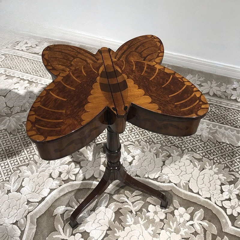 Butterfly corner few storage solid wood sofa edge few English living room furniture