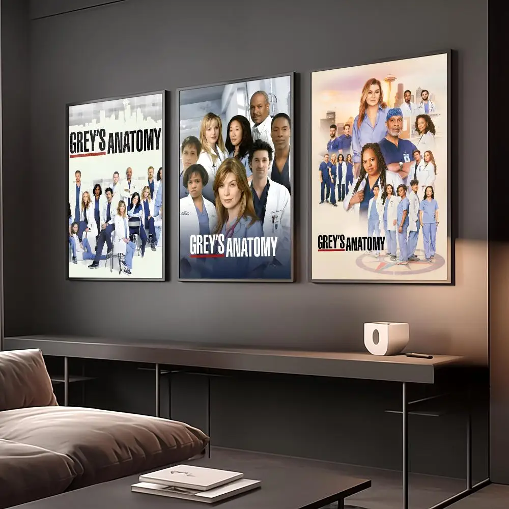 g-Greys anatomy TV SERIES Poster Reteo Wall Art Aesthetic Room Decor Print Living Room Bedroom Home Decoration