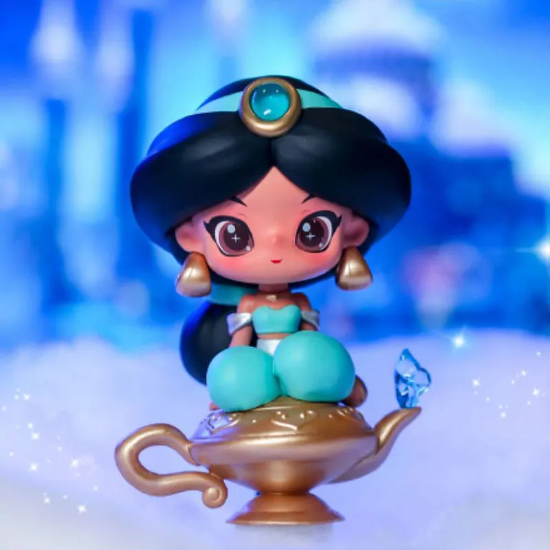 Disney prinses sprookje stad serie blinde doos Sneeuwwitje pop perifere figuur ornament cadeau Aurora jasmijn Alice