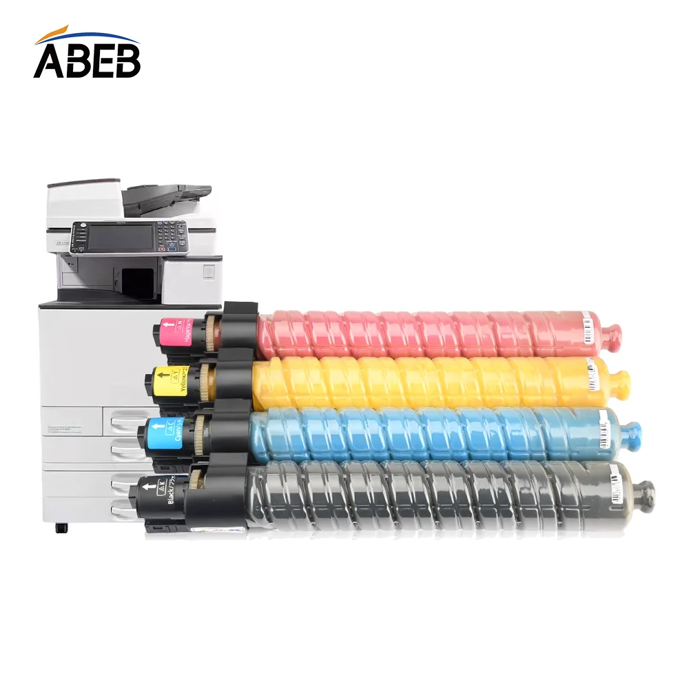 

4PCS/1Set MP C2500 Toner Cartridge For Ricoh MPC2000 MPC2500 C3000 High Compatible Copier Color Toner BK:23000 Pages CMY:17000