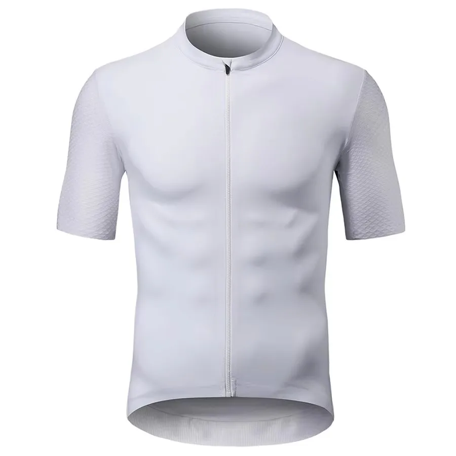 Men\'s Bicycle Clothing Male MTB Clothes White Black Pockets Mountain Bike Shirt  Racing Summer