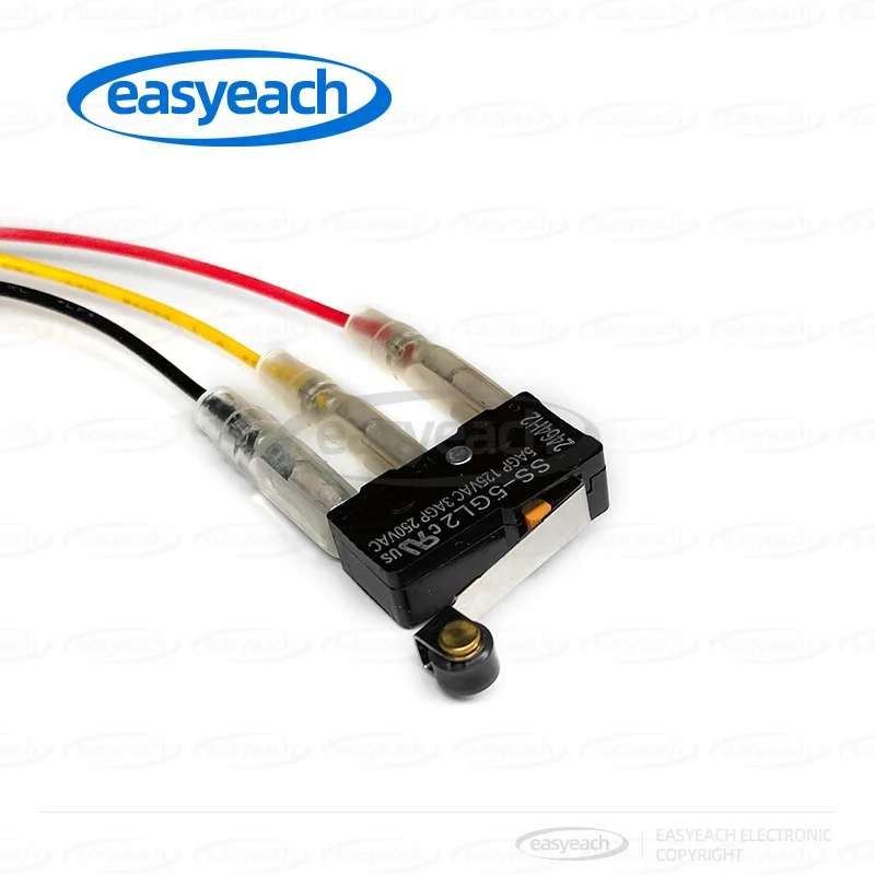 SS-5GL2 Wired Miniature Limit Switch SS-5 Micro Switch SS-5GL13/SS-5GL Travel Switch 5A 125V Single Pole Double Throw