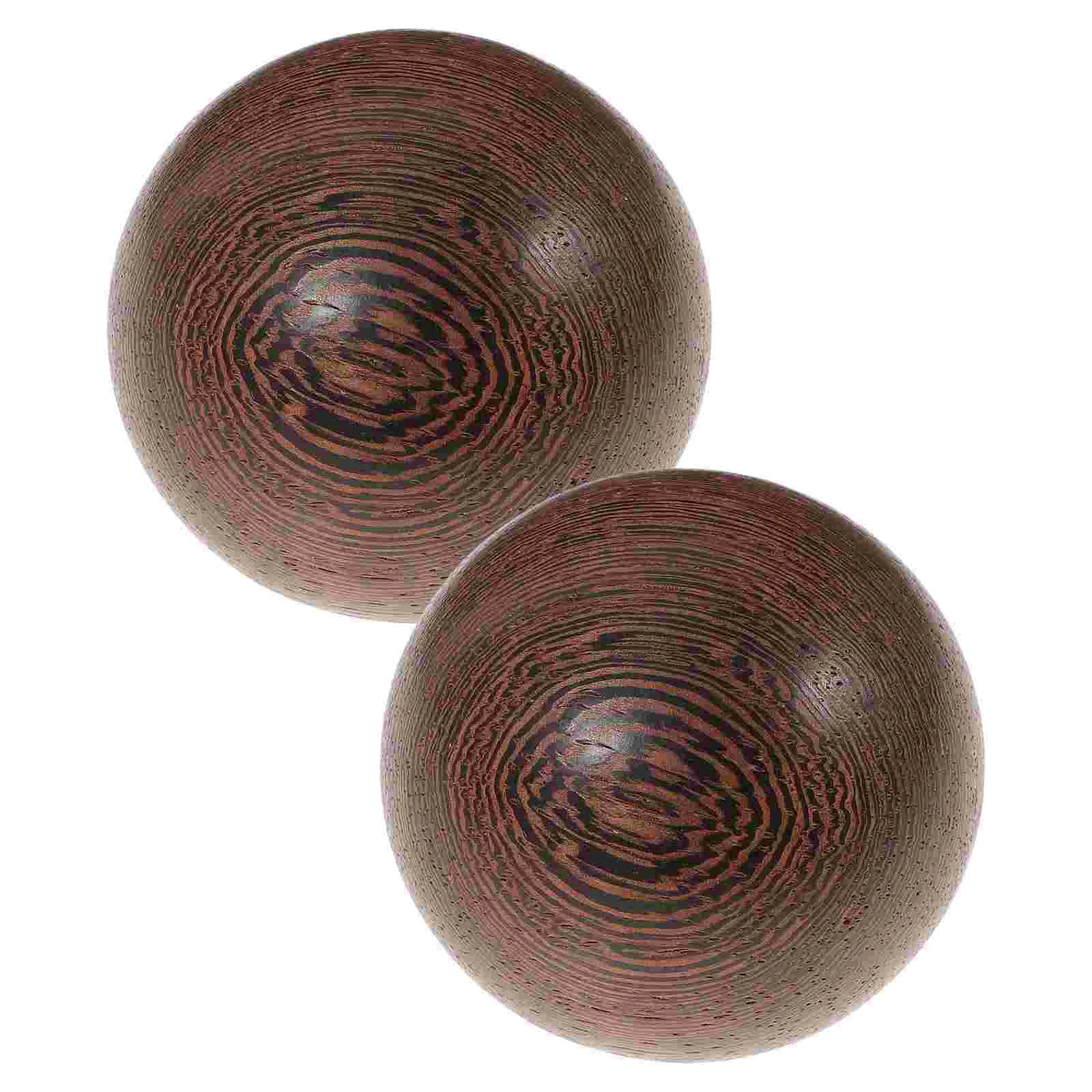 1 Pair of Rosewood Handball Ball Exersice Wrist Balls exercise handballs hand massage balls