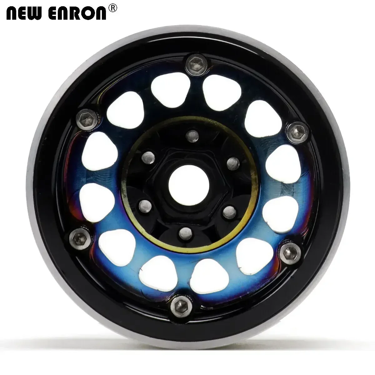 NEW ENRON 1.9 inch 1:10 Aluminum Deep Dish  Beadlock Wheel Rim for 1/10 RC Axial SCX10 TRAXXAS TRX4 Redcat Gen8 D90