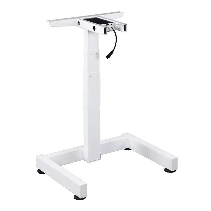 Standing Lift Computer Table Metal Single Tube Smart Furniture Home Office Ergonomic Height Adjustable Desk Frame 800N Load
