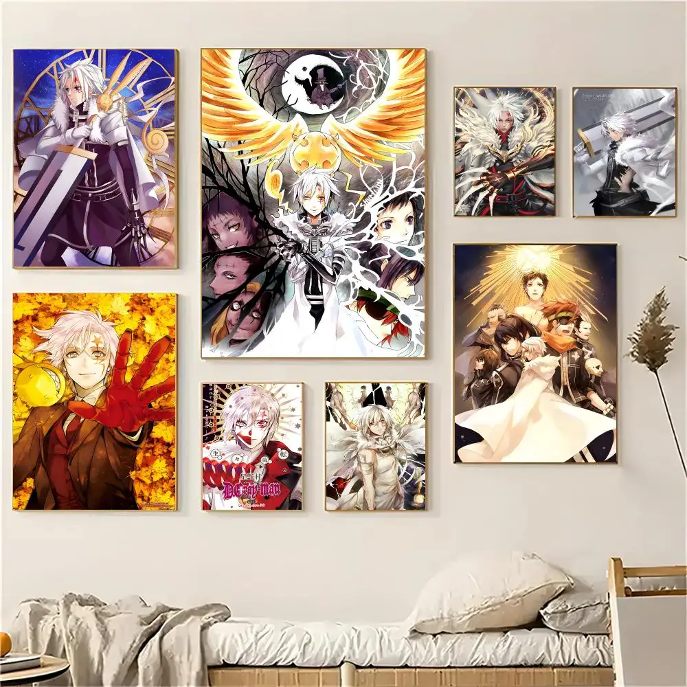D-D.Gray-man A-Allen Walker Poster Wall Art Print Art Suitable For Living Room Bedroom Bar Parlor Home Decoration Gift