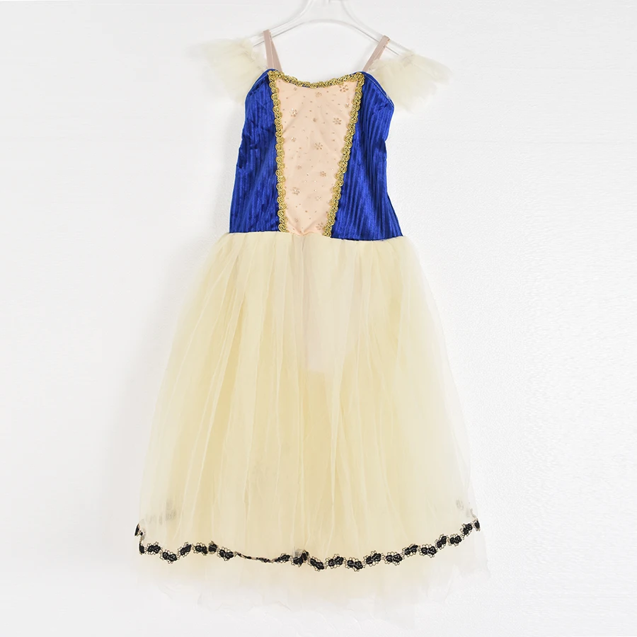 

New Girls Ballet Skirt Childrens Professional Ballet Costume Performance TUTU Skirt Fairy Puff Skirt Long Gauze S