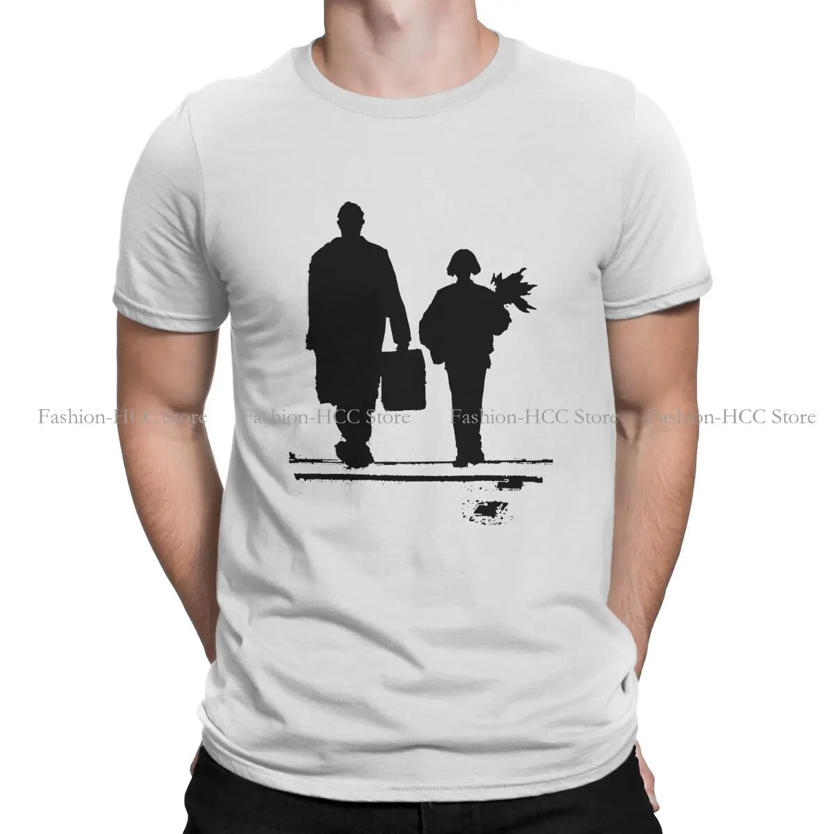 

Leon The Professional Newest Polyester TShirts The Professional Film Men Graphic Tops T Shirt O Neck