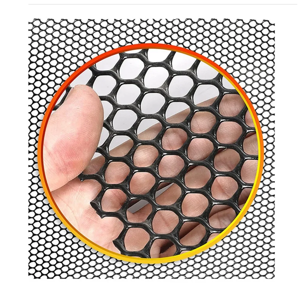 Plastic Chicken Wire Fence Mesh,Fencing Wire for Gardening, Poultry Fencing, Chicken Wire Frame Netting White