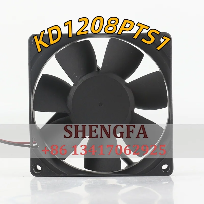 New SUNON KD1208PTS1 8025 80X80X25MM 8CM 5V 24V 48V DC12V 1.8W Two-Channel Cabinet Power Supply Fan
