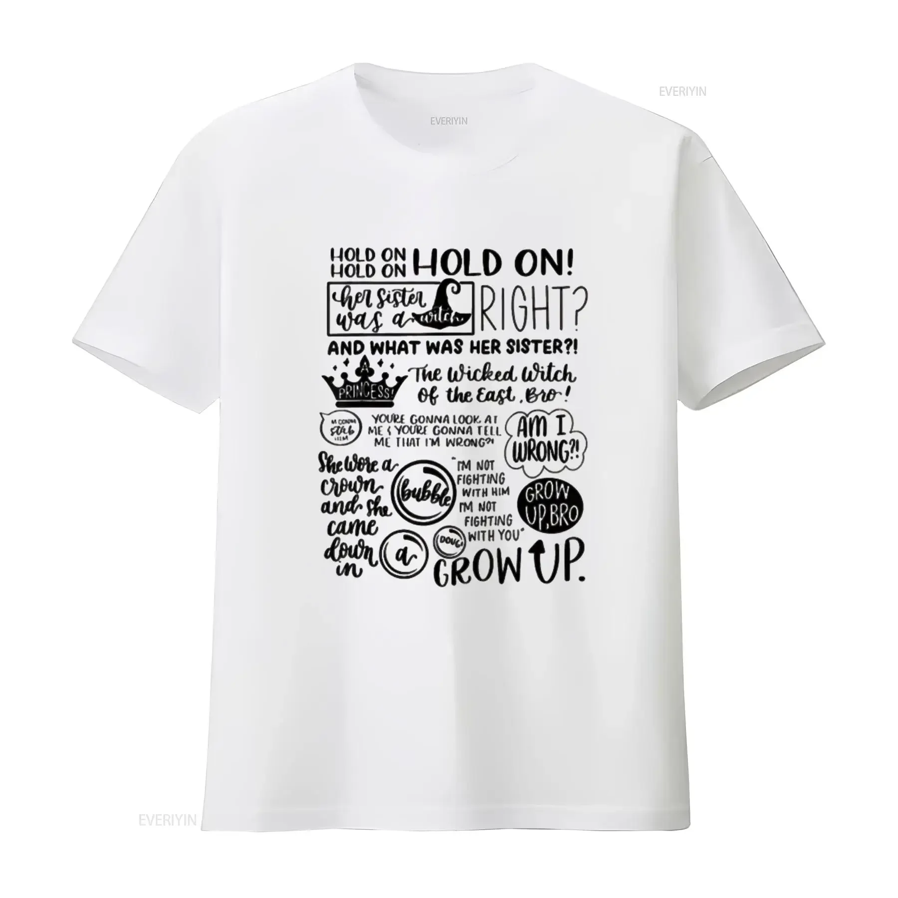 Her Sister Was a Witch Womens T Shirt White X Large vintage Washed Comfortable Unisex Casual fashion Top For Everyday Wear