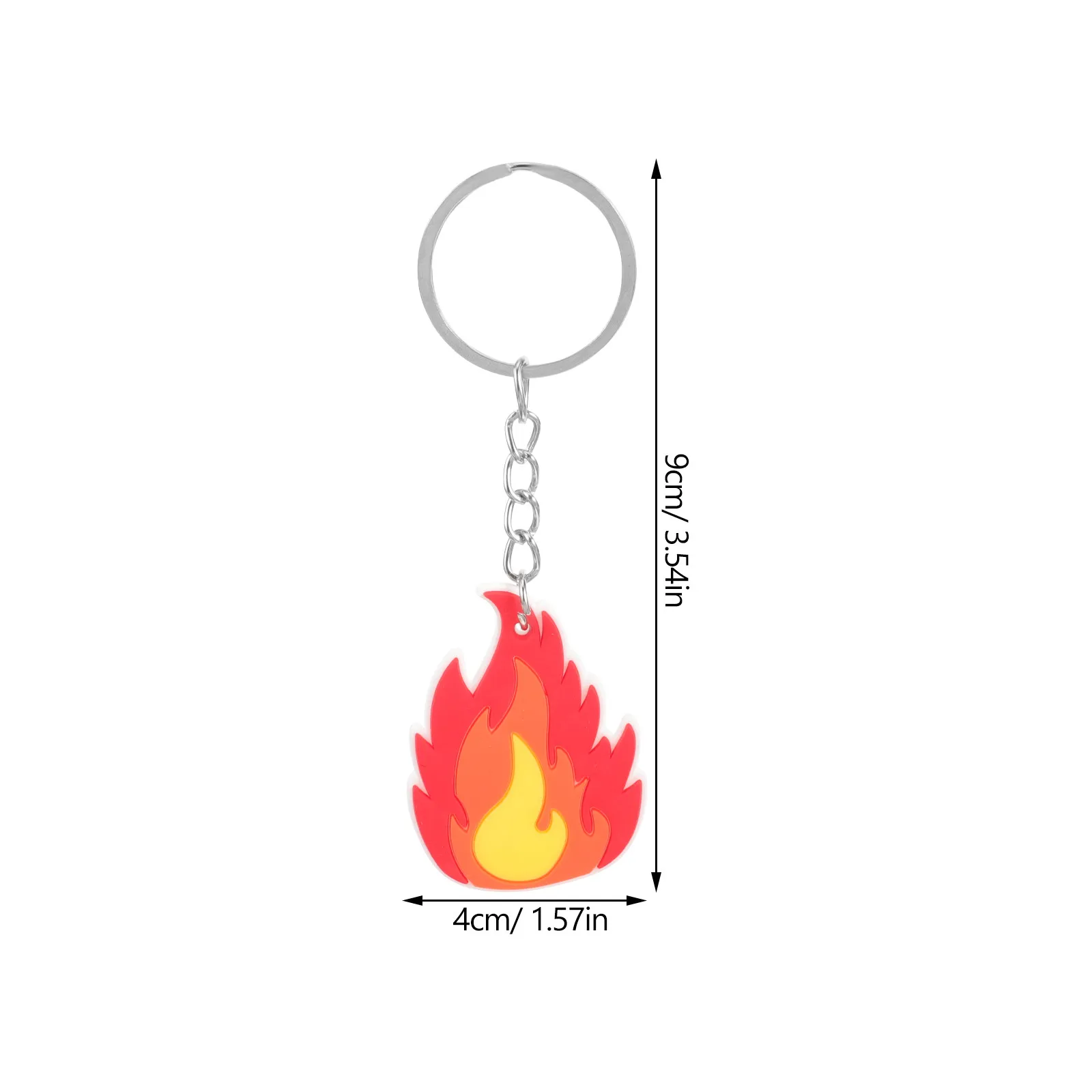 12Pcs Firefighter Keychain Fire Truck Key Pendant Decorative Key Ring Ornament for Keys Bag Purse Backpack Luggage Firefighter