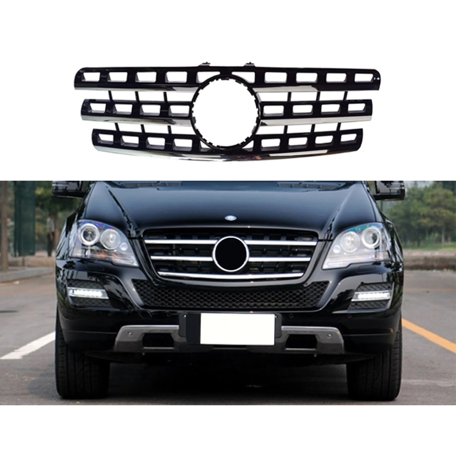 

Front Grill for Mercedes ML Class W164 X164 Amg Grille 1648850685 2009-2011 Grille