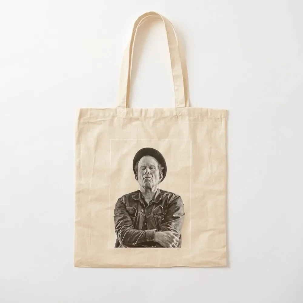 

Tom Waits, B/W Tote Bag Women's tote great eco folding bags men