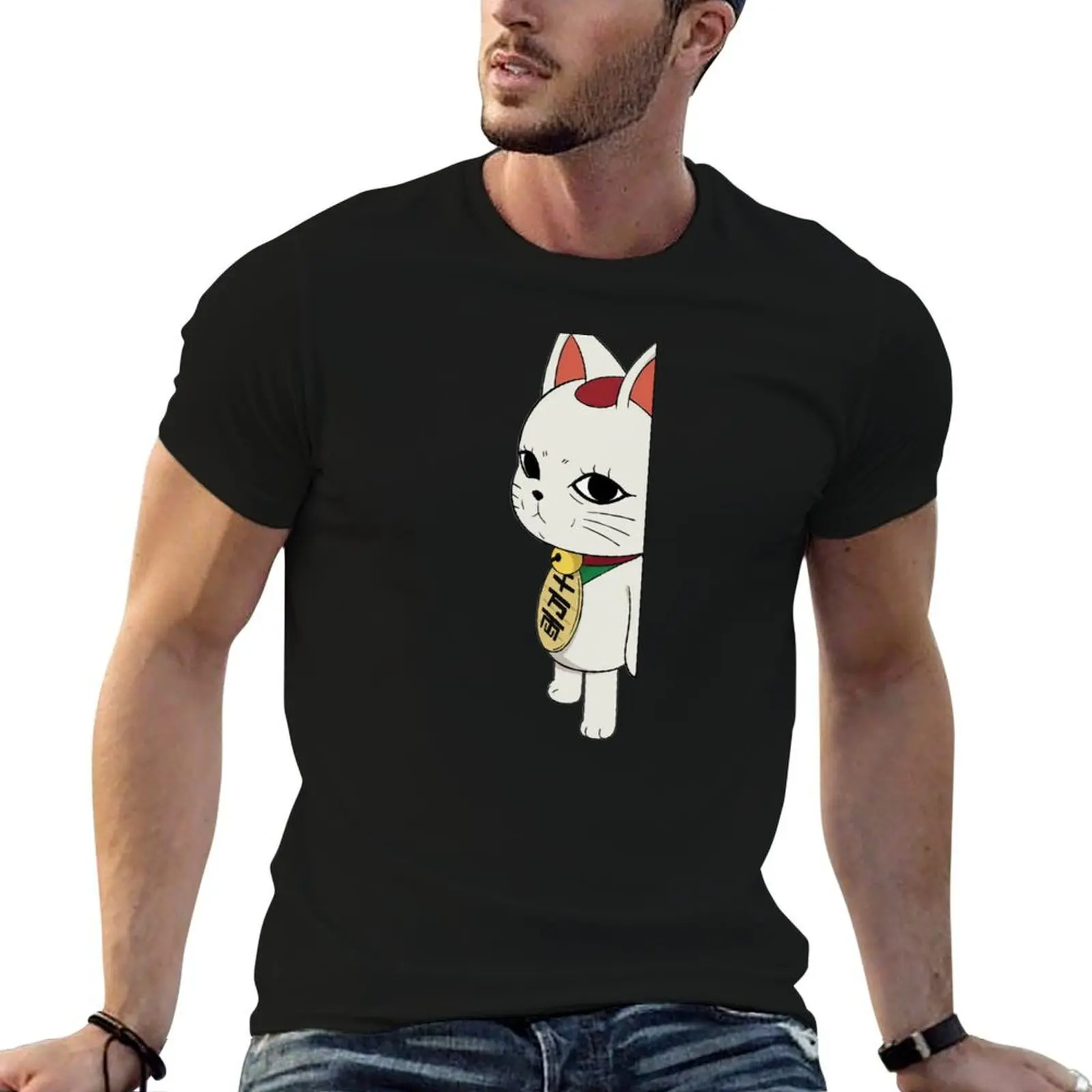 

Funny Turbo Granny Peeker - Dandadan Anime Cat T-Shirt man t shirts for men casual t shirts for man pack cotton T-Shirt