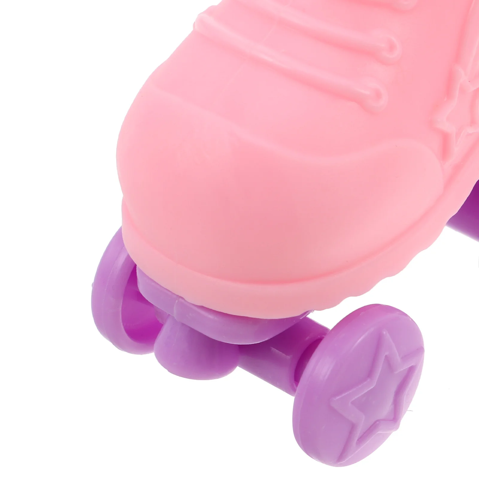 3 stks 3 Pairs Mini Rolschaatsen Voor 1/8 Schaal Tiny Schoen Decor Poppenhuis Accessoires Craft Diy Speeltoestel Miniatuur Schoenen Voor