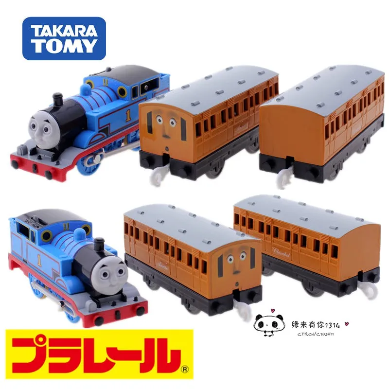 TAKARA TOMY track toy model Thomas Train Annie and Clarabelle carriage, boy toys, perfect for holiday gifts to friends.