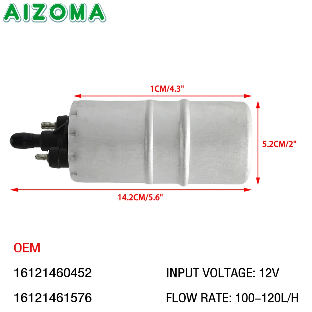 For BMW K1 K75 K75C K100 K100R K1100 K1100LT Motorcycle Fuel Petrol Pump Motorcycle Accessories FuelPump 16121460452 16121461576