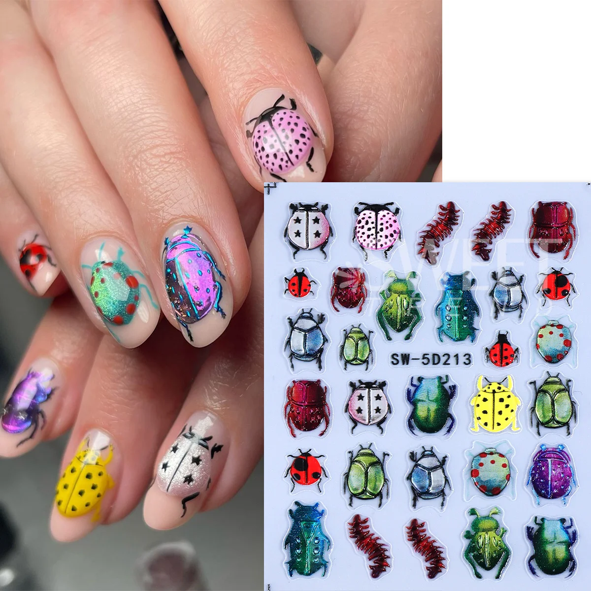 1/2 pièces Autocollants 5D en  - Nail Art Zelda avis et prix