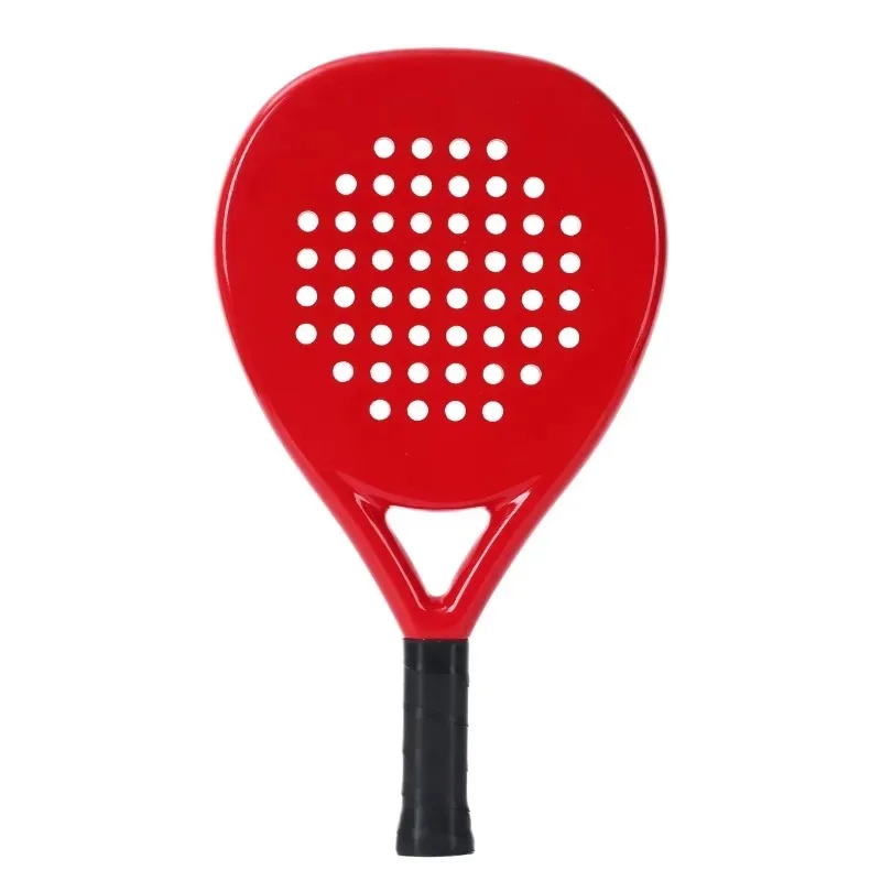 【Best-selling】High-quality Professional Carbon Fiber Racket Customizable Outdoor Sports Beach Tennis Racket With Nylon Mesh Grip