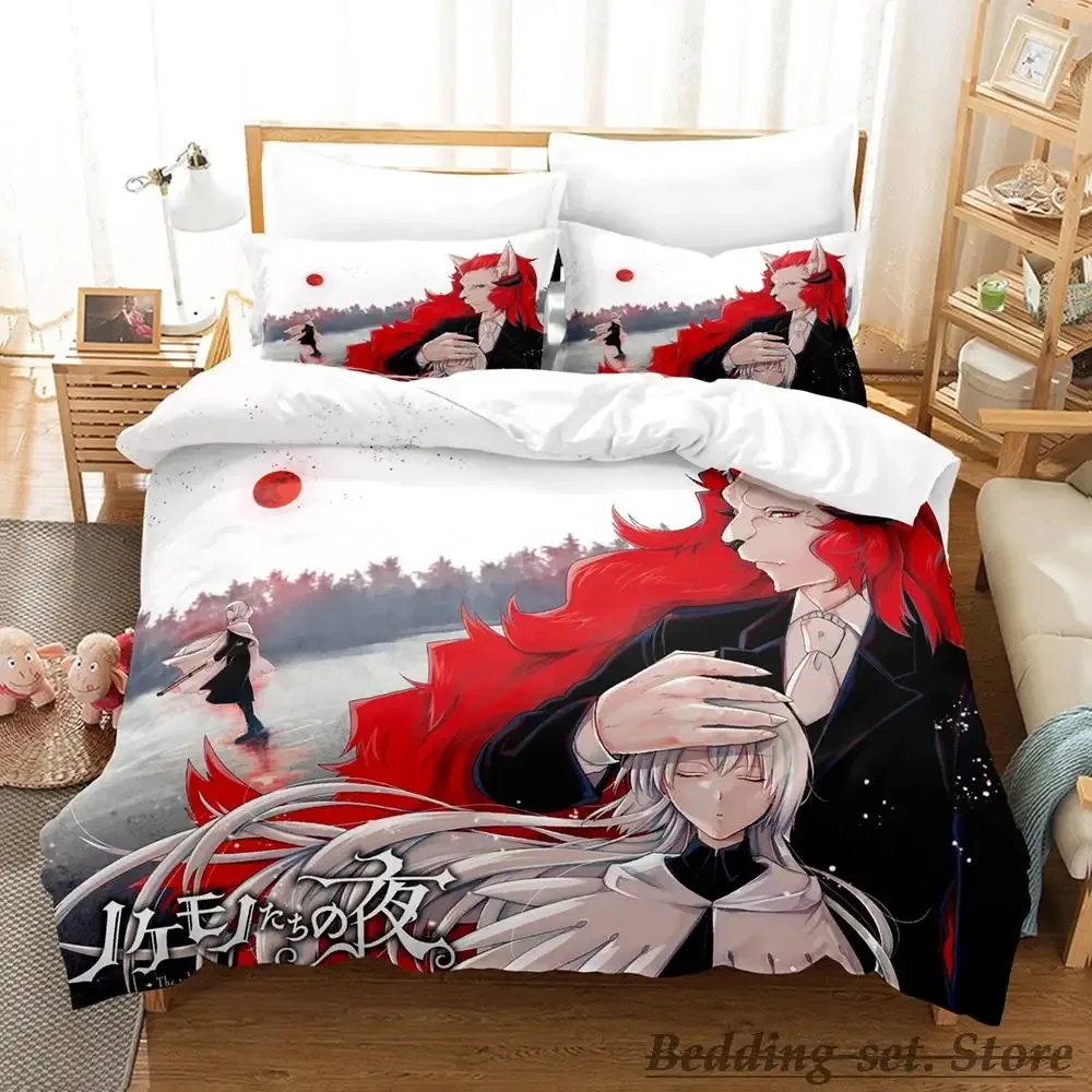 2023 The tale of outcasts Bedding Set Single Twin Full Queen King Size Bed Set Adult Kid Bedroom Duvetcover Sets Anime