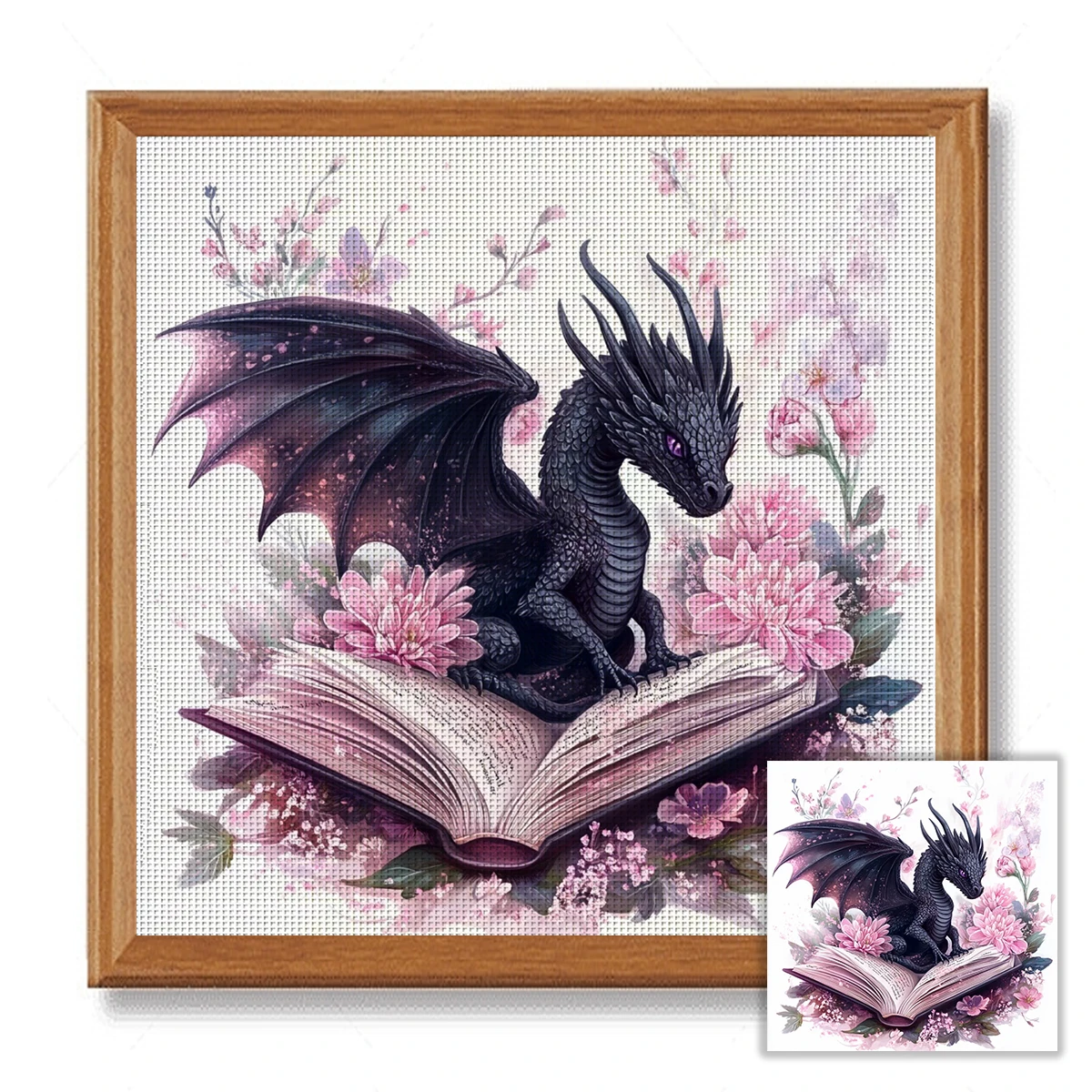 40x40cm Dragon Cross Stitch Kit 11CT/14CT DIY Embroidery
