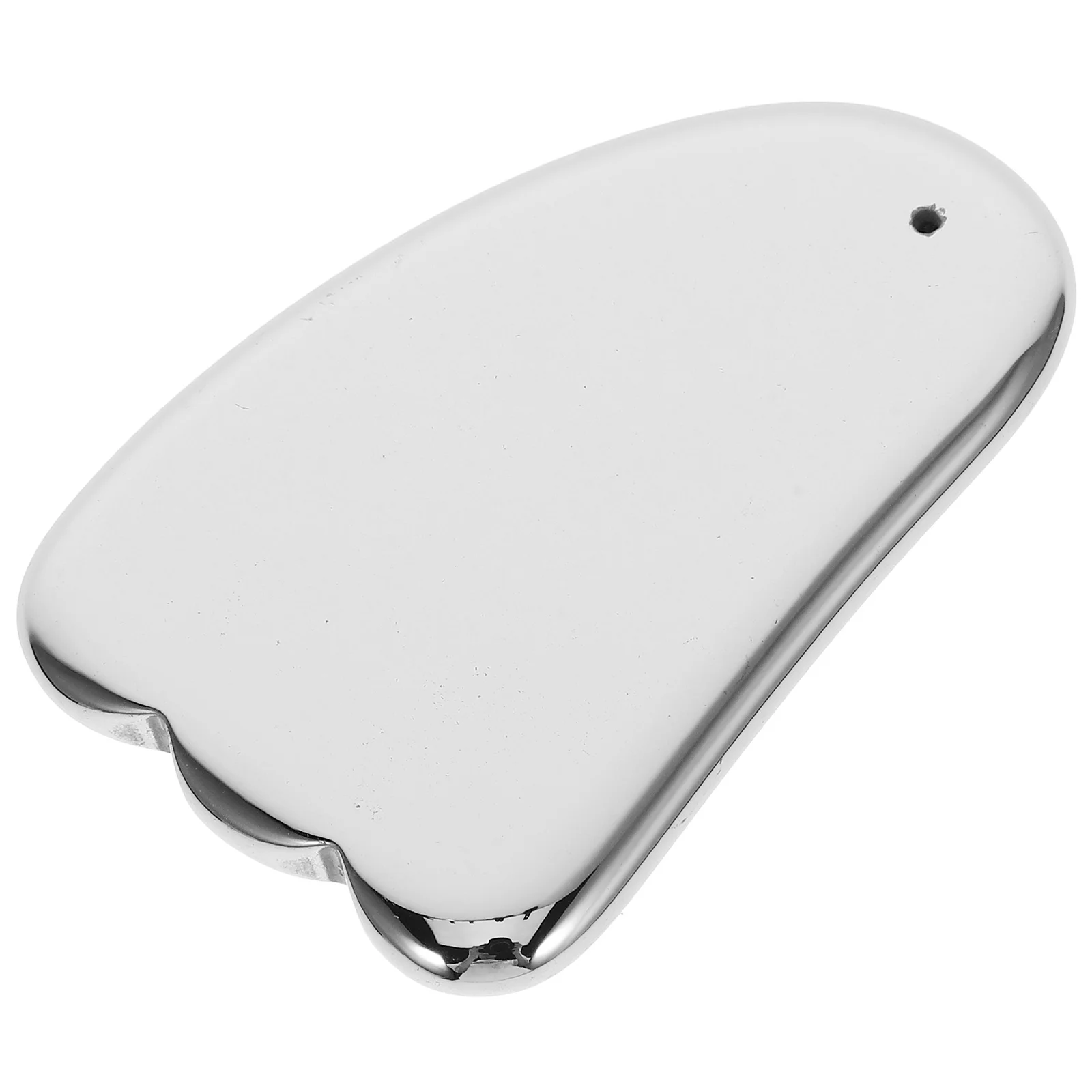 발 모양의 얼굴 괄사 마사지 도구 부드러운 가장자리 얼굴 마사지 도구 이중 턱 감소 얼굴 조형 도구 금속