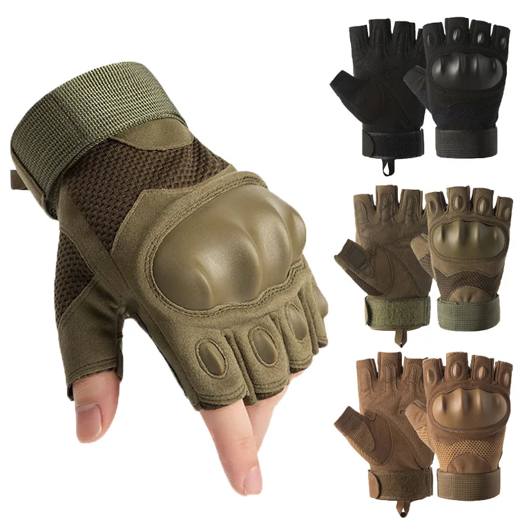 Half Finger Men's Gloves Outdoor Tactical Gloves Sports Shooting Hunting Airsoft Motorcycle Cycling Gloves