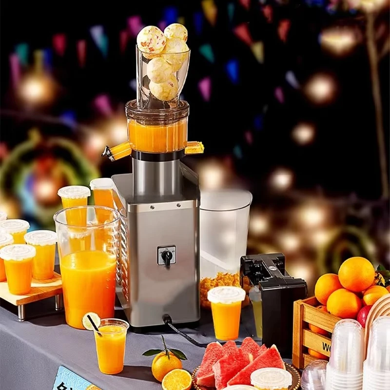 

1200 watt professional pineapple automatic feeding wide chute cold press slow juicer commercial