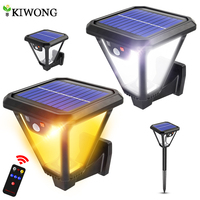 Solar Garden Light With Remote control 2 Install Ways Wall Lamp Waterproof Solar Ground Lights For Yard Patio Soil Lawn Lighting