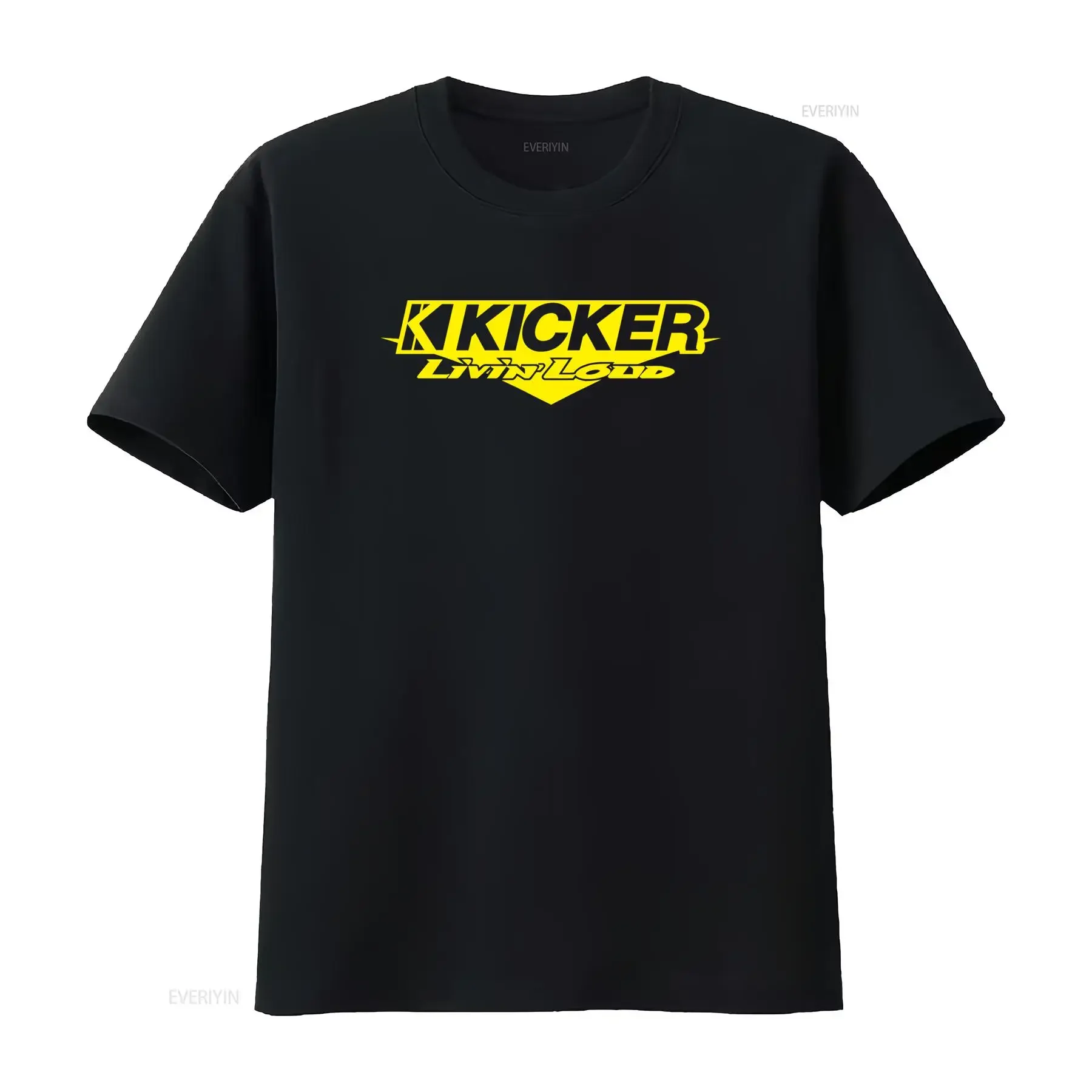 Kicker Livin Loud Audio Logo T shirt Perfect for Car Enthusiasts Features Speakers Amplifiers Subwoofers Design vintage Washed