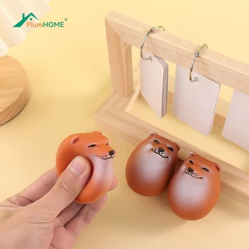 Yaratıcı Realistic Inu gerçekçi yumurta şekli PVC ev ofisleri için masa dekoru köpek ve yumurta birliği süslemeleri eğlenceli yılbaşı hediyeleri