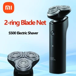 XIAOMI MIJIA Men's Shaver S500 Dry Wet Shaving Electric Shaver Triple Blade Trimmer Beard Floating Head Electric Razors Machine