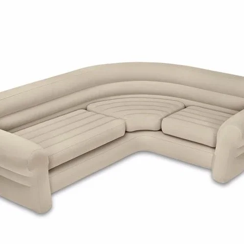 INTEX-sofá esquinero inflable para sala de estar, cómodo, color BEIGE, 68575