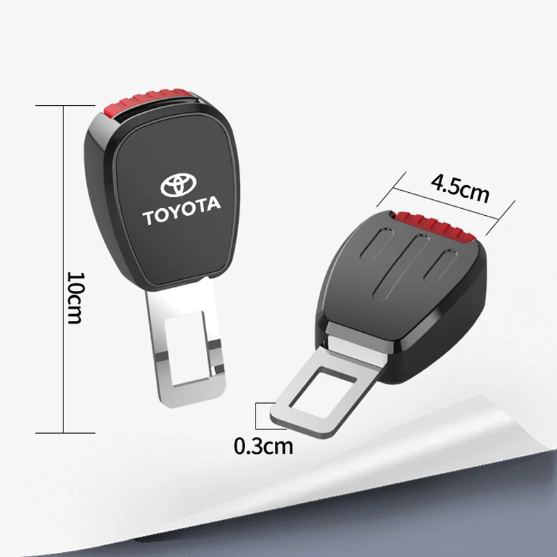 مقعد السيارة حزام كليب موسع سلامة حزام الأمان قفل مشبك اكسسوارات لتويوتا لاند كروزر يارس كورولا أفينسيس Rav4 أوريس CHR #6