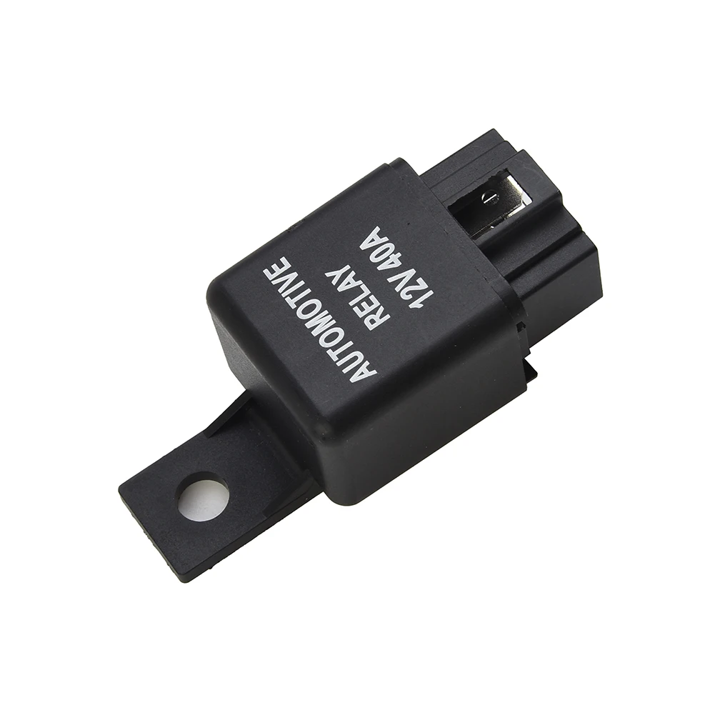 12V 40A Car Alarm Relay, 4 Pin SPST Contact Type, Reliable Solution for Trunk Releases, Strobe Lights, and More