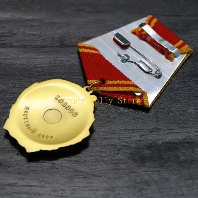 N5KB Medaglie ordine sovietico Lenin Lega storica da collezione Accessorio per giochi ruolo